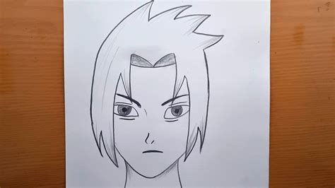 Comment dessiner SASUKE (Naruto Shippuden) étape par。